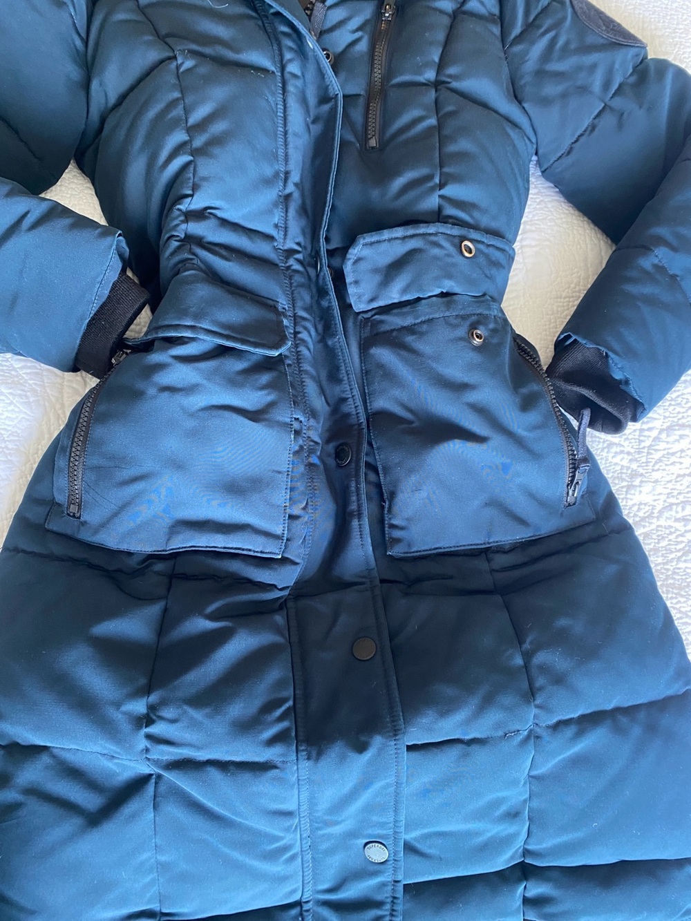 SUPERDRY Women’s Long Down Puffer Coat Faux Fur Hood Winter Parka
Superdry long - Picture 5 of 7